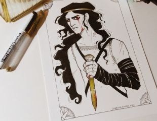 GOLDEN BROWN / Dibujo Original GOLDEN BROWN