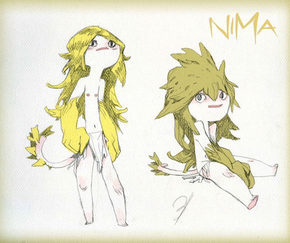 Diseños de niñas ninfas, Nima